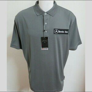 New 2XL MERCEDES Gray Callaway Men's db #21L Golf Polo Shirt